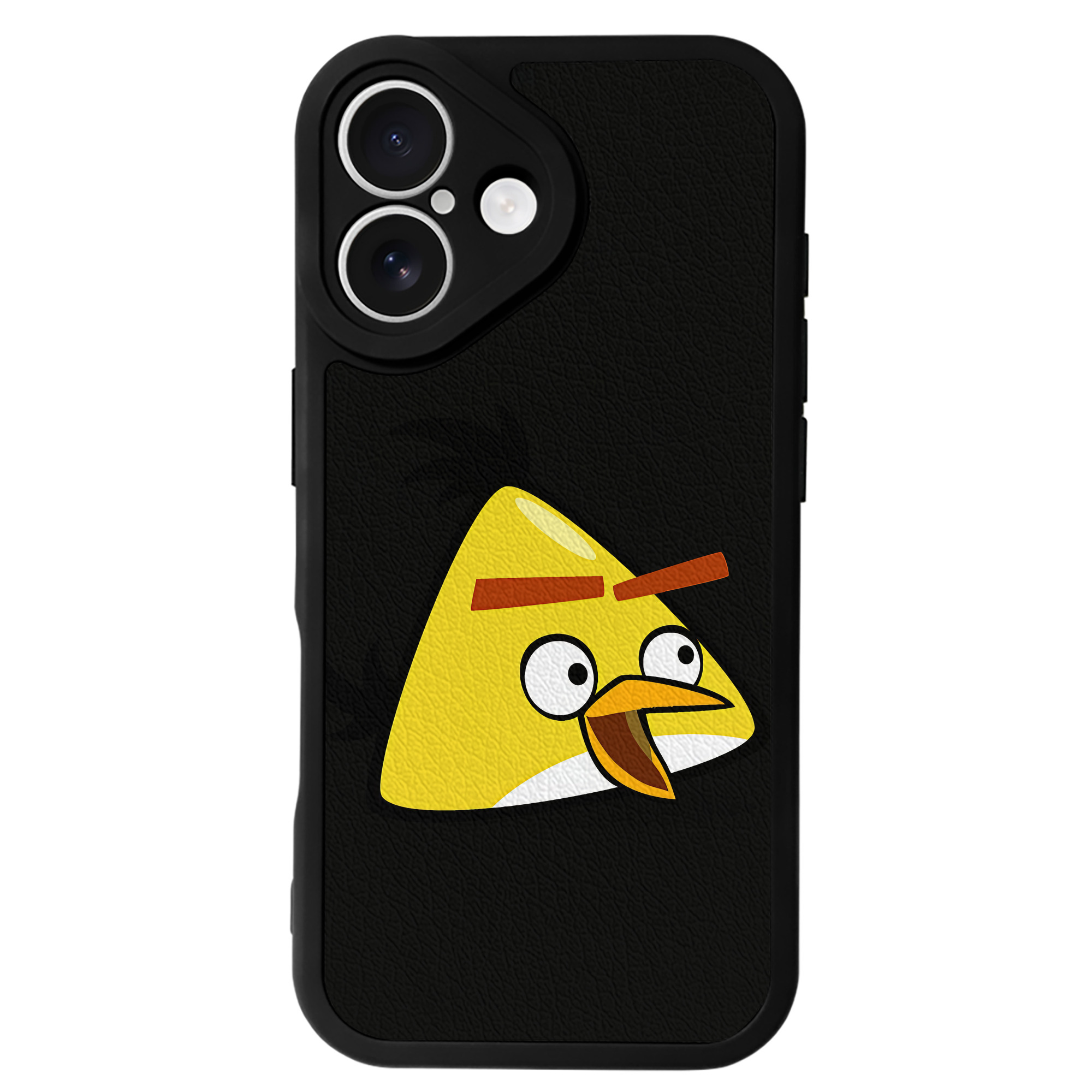 （画像用） Angry Birds アングリーバード 【iPhone 16シリーズ対応】シリコンスマホケース（レザー調） 材質：シリコン